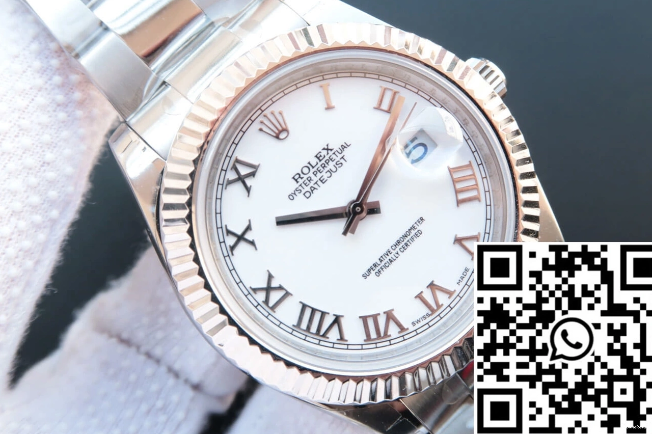 Factory White Rolex Dial EW Datejust M126334-0023 1101